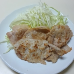 生姜焼きの豚肉でトンカツもどき～♪